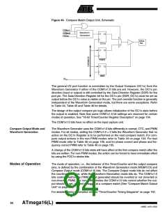 浏览型号ATMEGA16L-8MI的Datasheet PDF文件第94页