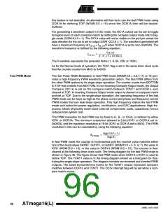 浏览型号ATMEGA16L-8MI的Datasheet PDF文件第96页