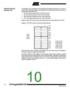 浏览型号ATMEGA48PA-CCU的Datasheet PDF文件第10页