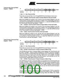 浏览型号ATMEGA48PA-CCU的Datasheet PDF文件第100页