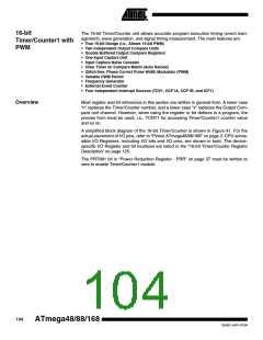 浏览型号ATMEGA48PA-CCU的Datasheet PDF文件第104页