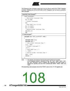浏览型号ATMEGA48PA-CCU的Datasheet PDF文件第108页