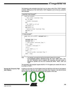 浏览型号ATMEGA48PA-CCU的Datasheet PDF文件第109页