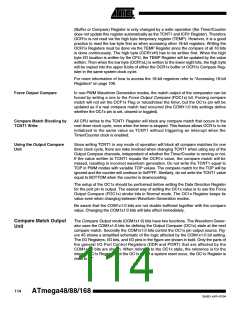 浏览型号ATMEGA48PA-CCU的Datasheet PDF文件第114页