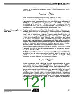浏览型号ATMEGA48PA-CCU的Datasheet PDF文件第121页