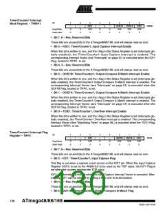 浏览型号ATMEGA48PA-CCU的Datasheet PDF文件第130页