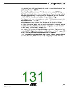 浏览型号ATMEGA48PA-CCU的Datasheet PDF文件第131页