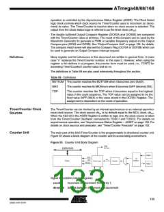 浏览型号ATMEGA48PA-CCU的Datasheet PDF文件第133页