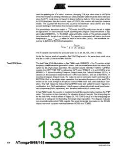 浏览型号ATMEGA48PA-CCU的Datasheet PDF文件第138页
