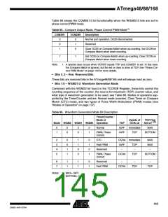 浏览型号ATMEGA48PA-CCU的Datasheet PDF文件第145页