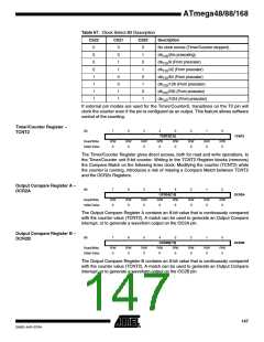浏览型号ATMEGA48PA-CCU的Datasheet PDF文件第147页
