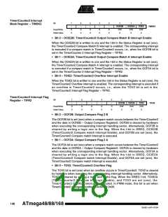 浏览型号ATMEGA48PA-CCU的Datasheet PDF文件第148页