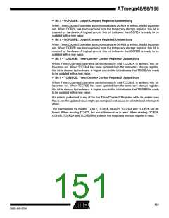 浏览型号ATMEGA48PA-CCU的Datasheet PDF文件第151页