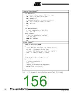 浏览型号ATMEGA48PA-CCU的Datasheet PDF文件第156页