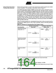 浏览型号ATMEGA48PA-CCU的Datasheet PDF文件第164页