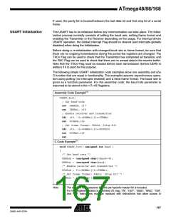 浏览型号ATMEGA48PA-CCU的Datasheet PDF文件第167页