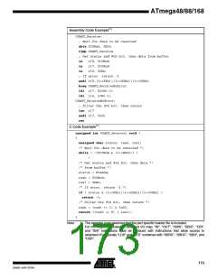 浏览型号ATMEGA48PA-CCU的Datasheet PDF文件第173页