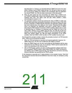 浏览型号ATMEGA48PA-CCU的Datasheet PDF文件第211页