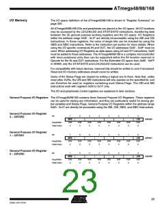浏览型号ATMEGA48PA-CCU的Datasheet PDF文件第23页