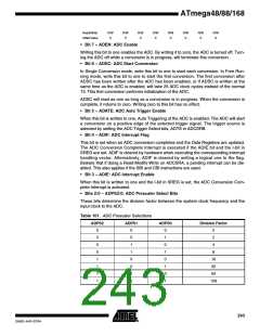 浏览型号ATMEGA48PA-CCU的Datasheet PDF文件第243页