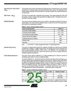 浏览型号ATMEGA48PA-CCU的Datasheet PDF文件第25页