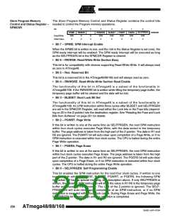 浏览型号ATMEGA48PA-CCU的Datasheet PDF文件第250页