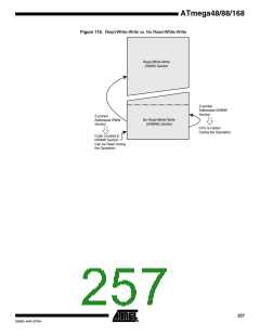 浏览型号ATMEGA48PA-CCU的Datasheet PDF文件第257页