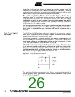 浏览型号ATMEGA48PA-CCU的Datasheet PDF文件第26页