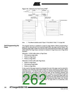 浏览型号ATMEGA48PA-CCU的Datasheet PDF文件第262页