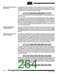 浏览型号ATMEGA48PA-CCU的Datasheet PDF文件第264页