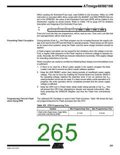 浏览型号ATMEGA48PA-CCU的Datasheet PDF文件第265页