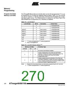 浏览型号ATMEGA48PA-CCU的Datasheet PDF文件第270页