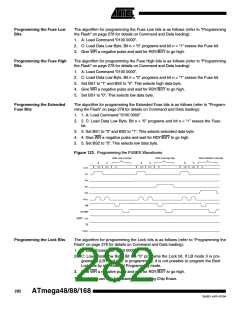 浏览型号ATMEGA48PA-CCU的Datasheet PDF文件第282页
