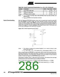 浏览型号ATMEGA48PA-CCU的Datasheet PDF文件第286页