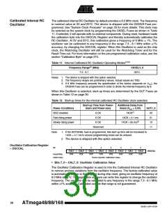 浏览型号ATMEGA48PA-CCU的Datasheet PDF文件第30页