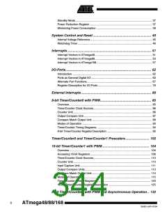 浏览型号ATMEGA48PA-CCU的Datasheet PDF文件第344页