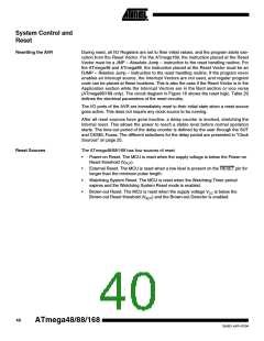 浏览型号ATMEGA48PA-CCU的Datasheet PDF文件第40页