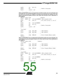 浏览型号ATMEGA48PA-CCU的Datasheet PDF文件第55页