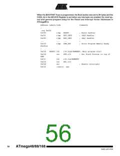 浏览型号ATMEGA48PA-CCU的Datasheet PDF文件第56页