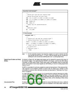 浏览型号ATMEGA48PA-CCU的Datasheet PDF文件第66页