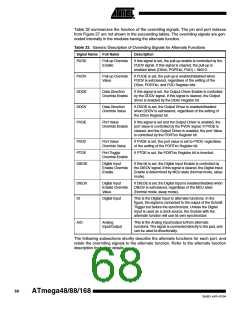 浏览型号ATMEGA48PA-CCU的Datasheet PDF文件第68页