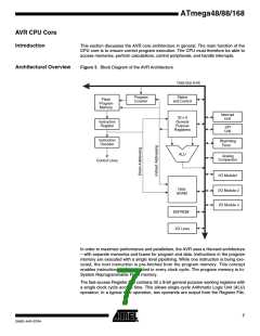 浏览型号ATMEGA48V-10MI的Datasheet PDF文件第7页