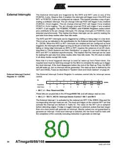 浏览型号ATMEGA48PA-CCU的Datasheet PDF文件第80页
