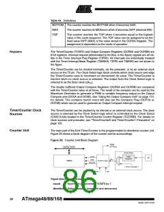 浏览型号ATMEGA48PA-CCU的Datasheet PDF文件第86页