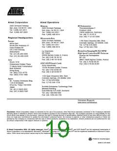 浏览型号ATMEGA8535-16JC的Datasheet PDF文件第19页