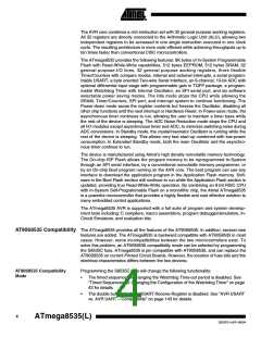浏览型号ATMEGA8535-16JC的Datasheet PDF文件第4页