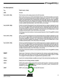 浏览型号ATMEGA8535-16JC的Datasheet PDF文件第5页