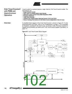 浏览型号ATMEGA8-16AI的Datasheet PDF文件第102页