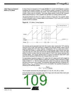 浏览型号ATMEGA8-16AI的Datasheet PDF文件第109页