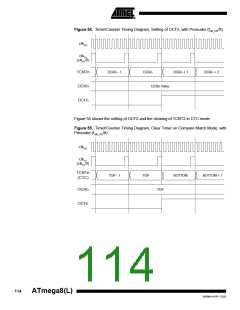 浏览型号ATMEGA8-16AI的Datasheet PDF文件第114页